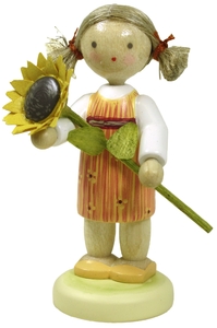 Flade Mädchen mit Sonnenblume  (Flade 5270) Mädchen mit Sonnenblume